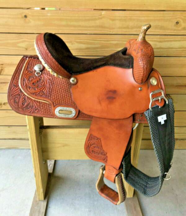 Custom Barrel Trail Western Horse Saddle