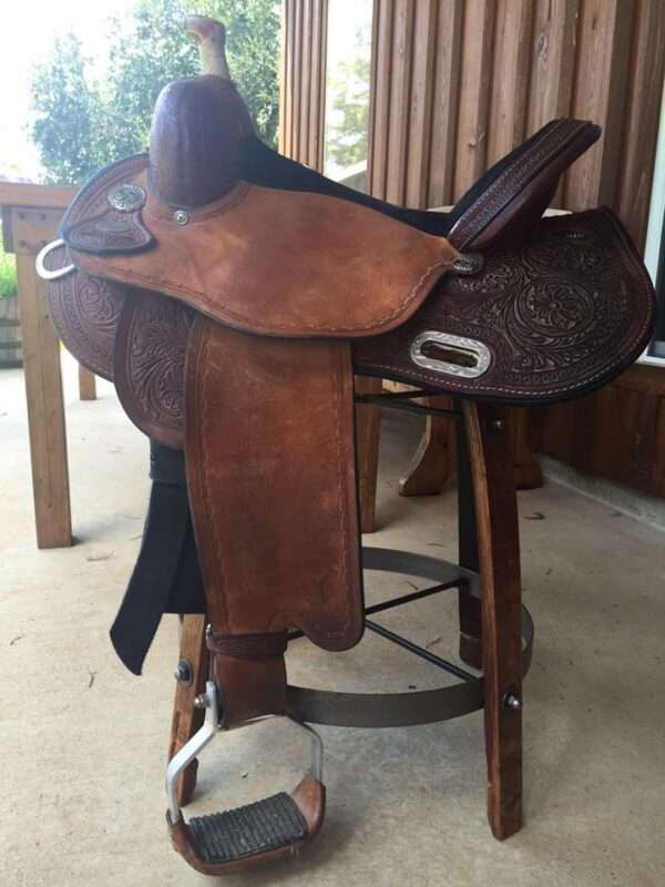 14 inch Circle Y Lisa Lockhart barrel saddle