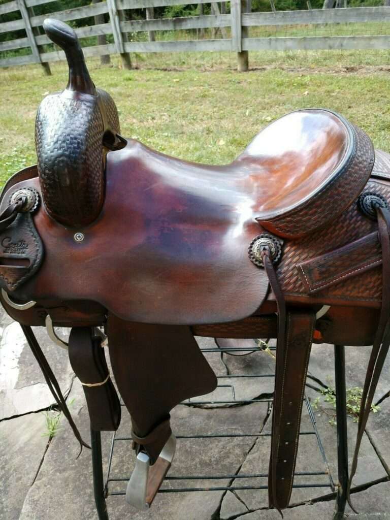 The purpose of a cutting horse saddles for sale is to keep the rider balanced all while staying out of the horse's way.