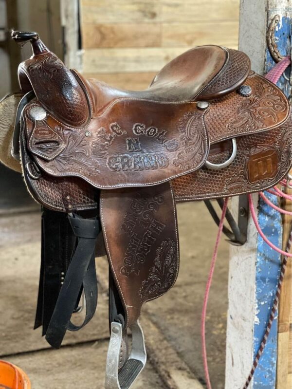16 Jim Taylor reining saddle