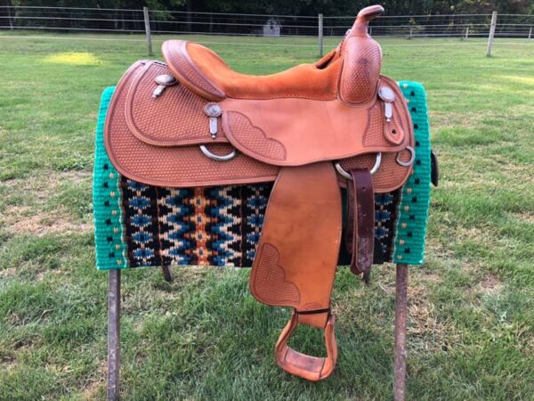 Bob Avila reining saddle for sale