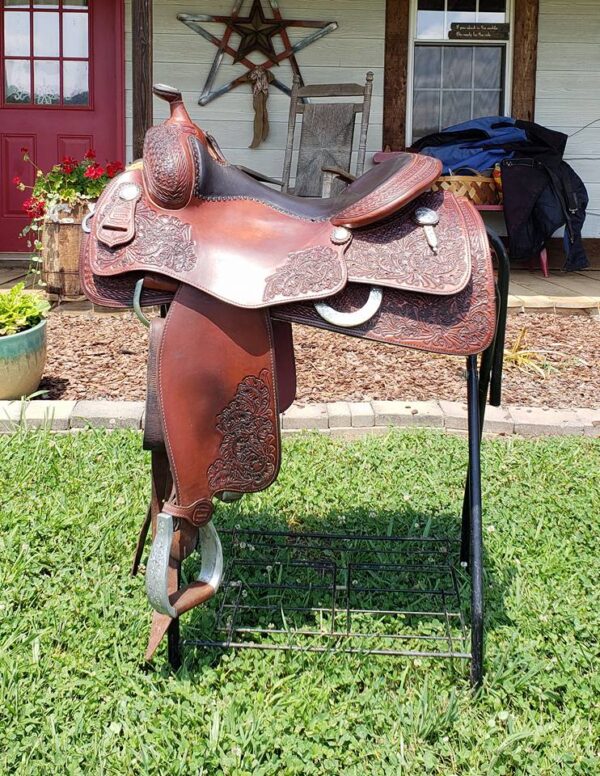 Custom Jim Taylor reining saddle