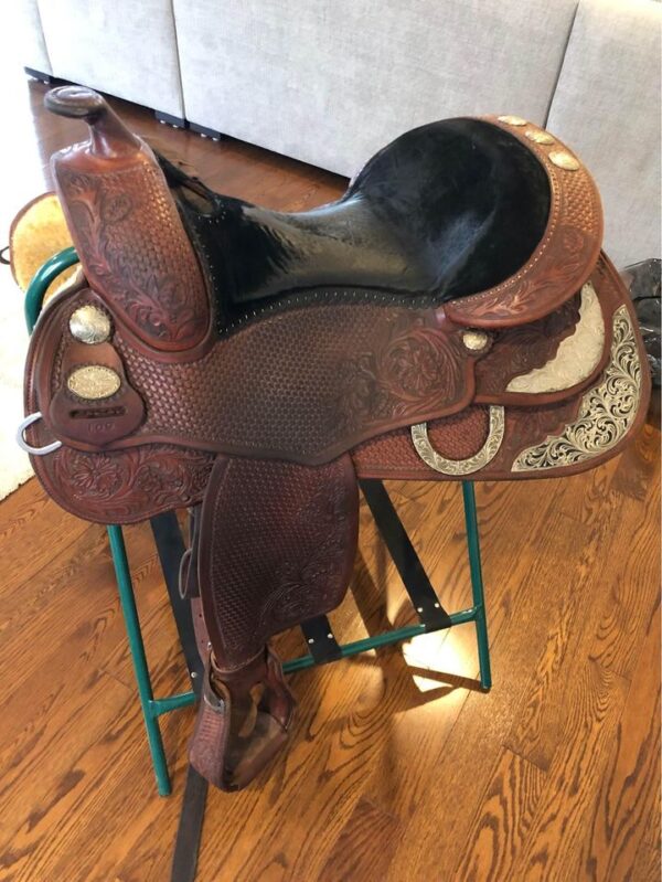 Heather Johnson Continental reining saddle for sale